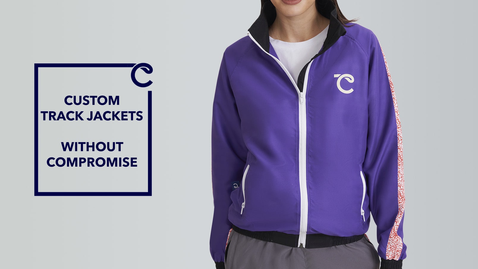 Custom tracksuit hot sale jackets